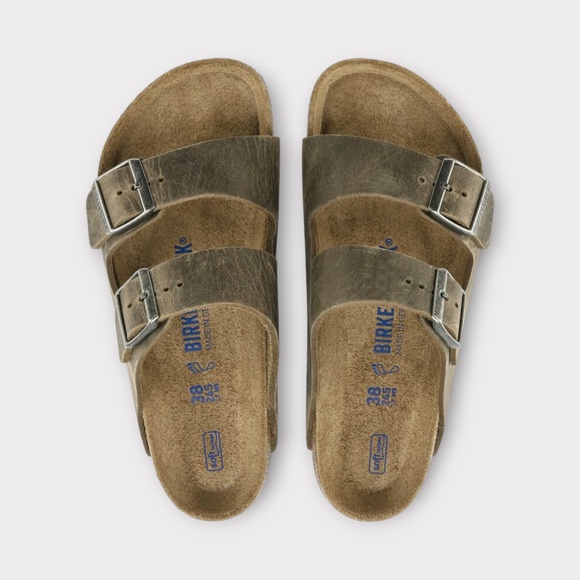 Birkenstock Arizona BS Soft Footbed in Faded Khaki 1019313 main image 6